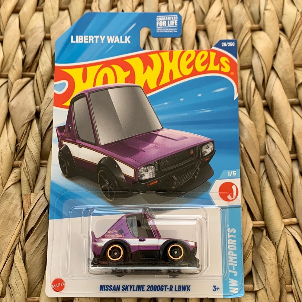Nissan Skyline 2000GT-R LBWK Tooned Liberty Walk Hot Wheels Hotwheels 2025 New